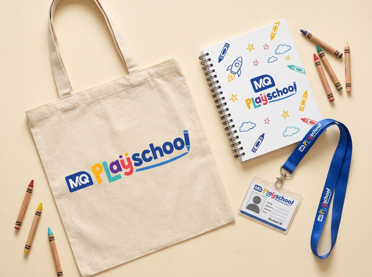 Stationery and merch mockup